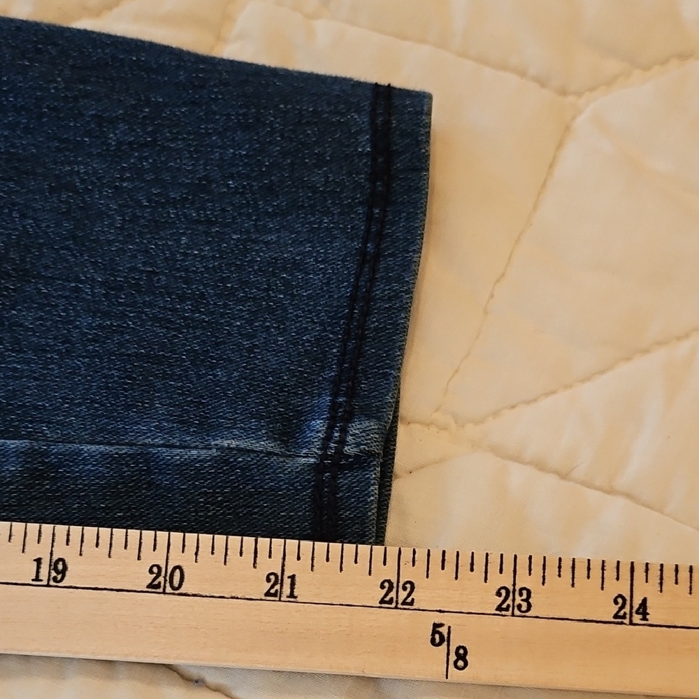 Time and Tru Dark Blue Pull Up Cropped Jeggings- Size M (8-10) - Picture 8 of 8